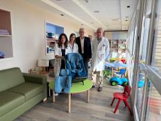 Donación de sillas infantiles de seguridad vial al Hospital Infantil de Zaragoza