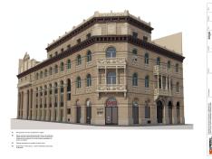 Así será el exterior del centro Aragonés de Barcelona a la finalización de las obras.