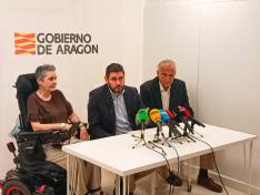 Olga Mélida, Alejandro Nolasco y Luis Estiragués