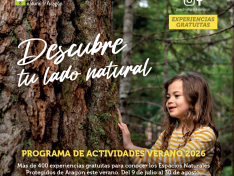 Programa de actividades de verano de la Red Natural de Aragón 2026