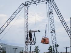 La compañía Totapedra pondrá en escena 'Pifia' este sábado en Puente de Montañana.