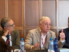Octavio López, durante su intervención en el curso de verano de la UIMP dedicado a la vivienda.