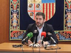 Alejandro Nolasco, en la delegación territorial del Gobierno Aragón en Teruel