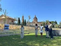 Acto de inauguración del Jardín del Monasterio de Cuarte de Huerva.