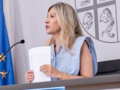 Mar Vaquero ha comparecido este martes en la sala de prensa del Pignatelli