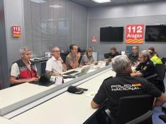 Reunión del CECOPI celebrado hoy, 18 de agosto.