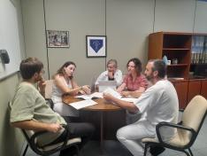 Reunión del grupo de trabajo para la acreditación del Hospital de Barbastro como hospital universitario.