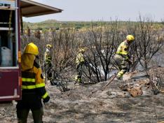 El operativo INFOAR durante labores de extinción este verano