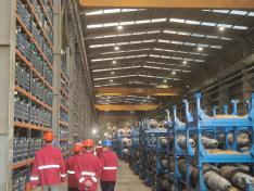 La empresa, integrada en el grupo Megasa, suma 240 trabajadores en planta de Torrecilla de Valmadrid (Zaragoza)..