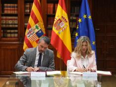 La firma se ha celebrado este miércoles en el Ministerio de la Presidencia, Justicia y Relaciones con las Cortes