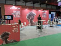 Stand de Turismo de Aragón en el TIS de Sevilla esta semana