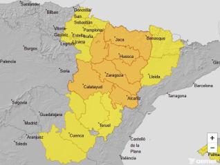 Ampliado el aviso naranja por tormentas para este viernes, 13 de junio.