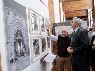 El presidente Azcón participa en la reapertura de la hospedería de San Juan de la Peña.
