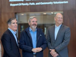 El presidente Azcón ha visitado las instalaciones de QTS en Richmond (Virginia).