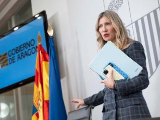 La vicepresidenta, tras el Consejo de Gobierno