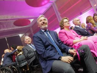 Jorge Azcón, en el acto de celebración del 50 aniversario de la Fundación DFA.