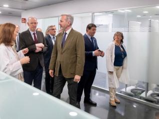 El presidente Azcón visita el nuevo Hospital de Alcañiz.