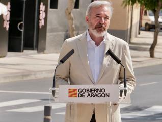 El presidente Azcón exige soluciones al Ministerio de Transportes para acabar con la variante de Sabiñánigo