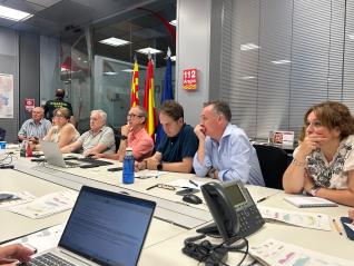 Reunión del CECOPI esta tarde en la sala de crisis del 112.