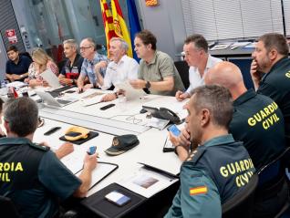 Reunión del CECOPI esta tarde en la Sala de Crisis del 112.
