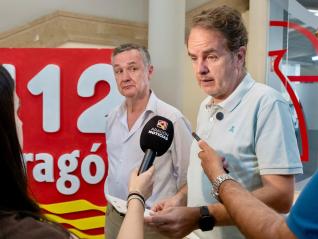 Roberto Bermúdez de Castro atiende a los medios tras el CECOPI
