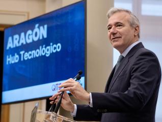 El presidente Azcón desgrana en rueda de prensa el PIGA de QTS.