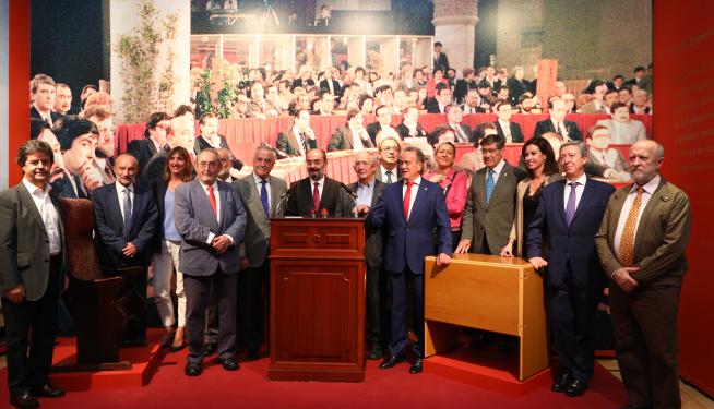 Inauguración de la Exposición 40 años de Estatuto de Autonomía de Aragón