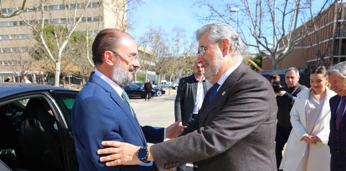 Presentación de las obras del edificio de la Facultad de Filosofía y Letras