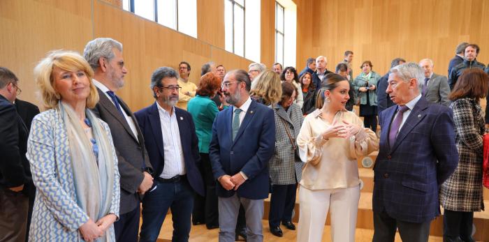 Presentación de las obras del edificio de la Facultad de Filosofía y Letras