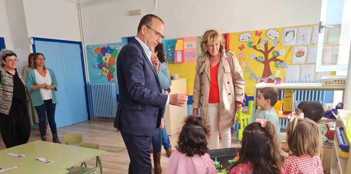 Visita al CPI María Domínguez, de Gallur