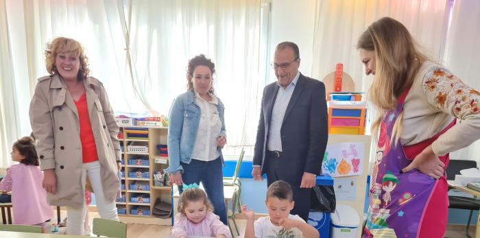 Visita al CPI María Domínguez, de Gallur