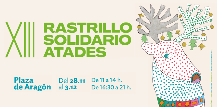 En esta edición de 2023 del Rastrillo de ATADES hay seis casetas con decenas de voluntarios trabajando