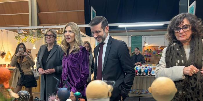 Mar Vaquero ha inaugurado este sábado la XL Feria de Artesanía Aragonesa