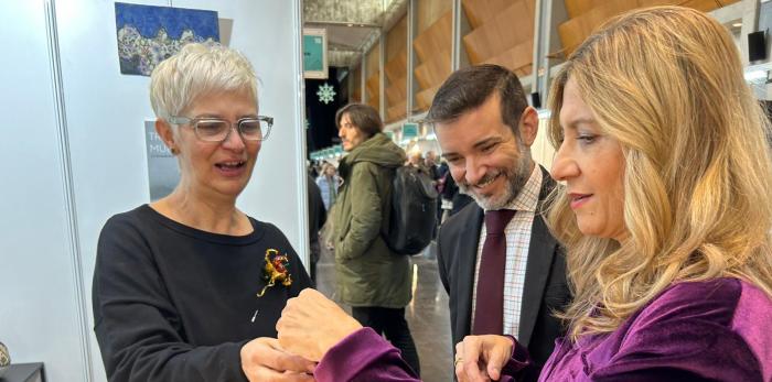 Mar Vaquero ha inaugurado este sábado la XL Feria de Artesanía Aragonesa