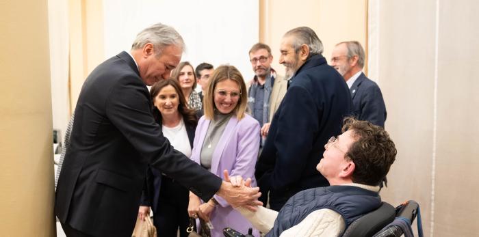 Firma del acuerdo entre el Gobierno de Aragón y CERMI por la discapacidad