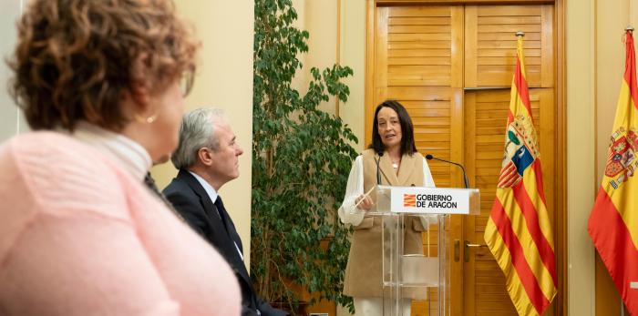 Firma del acuerdo entre el Gobierno de Aragón y CERMI por la discapacidad