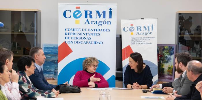 Visita a las sedes de PLENA INCLUSIÓN Aragón y de CERMI Aragón.