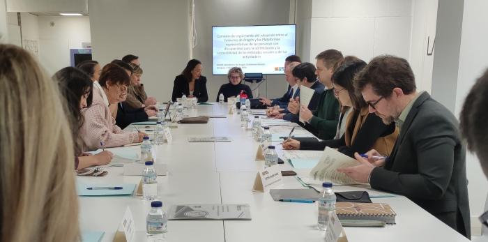 La comisión de seguimiento del acuerdo sobre discapacidad debe reunirse cada tres meses