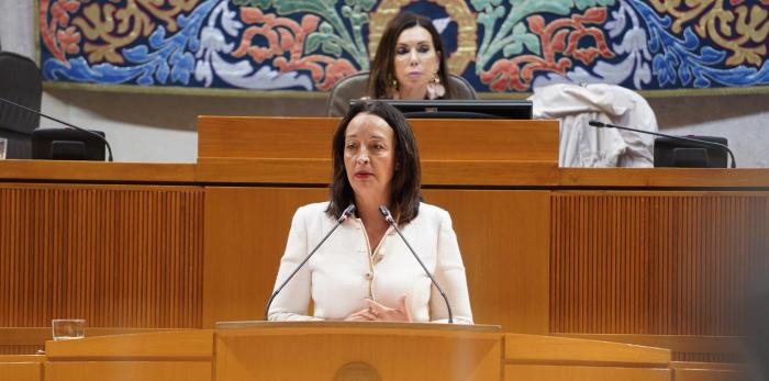 La consejera Susín ha respondido en el pleno de las Cortes sobre políticas de dependencia