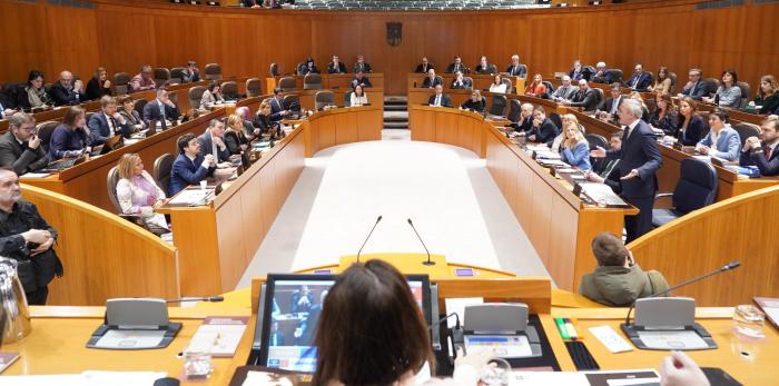 La consejera Susín ha respondido en el pleno de las Cortes sobre políticas de dependencia