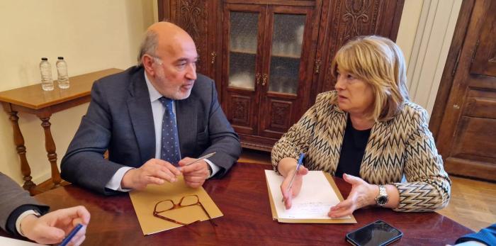 La consejera de Presidencia ha visitado hoy Calatayud.