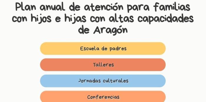 Presentación del Plan de apoyo a las familias de hijos e hijas con altas capacidades en 2024