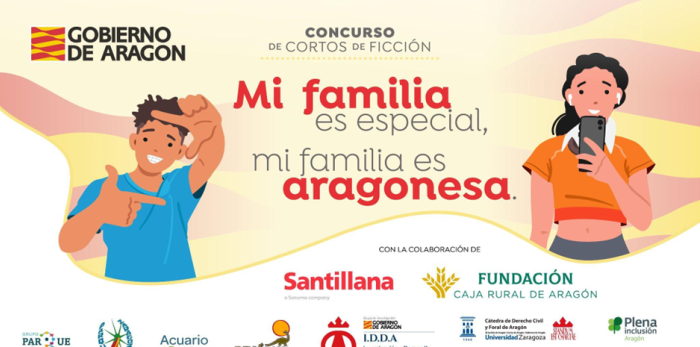 Se han entregado los premios de la 1ª edición del concurso de cortos 'Mi familia es especial, mi familia es aragonesa'