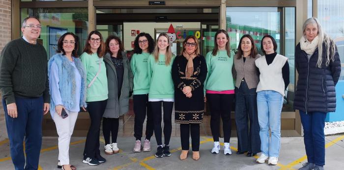 Estibaliz Tolosa Tamayo ha visitado hoy las instalaciones de Aspace Huesca.