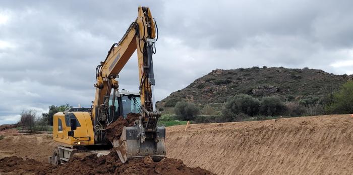 Visita de obras a la A-1410 del Itinerario 1 del PEC, entre Castelserás y Torrecilla de Alcañiz.