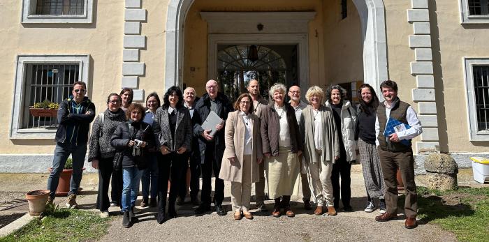La nueva zona de acogida para visitantes en La Cartuja de Aula Dei.