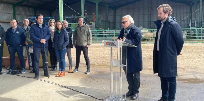 Javier Rincón y Borja Giménez Larraz se reúnen con representantes ganaderos para hacer frente común ante el nuevo Reglamento Europeo de Transporte de Animales Vivos