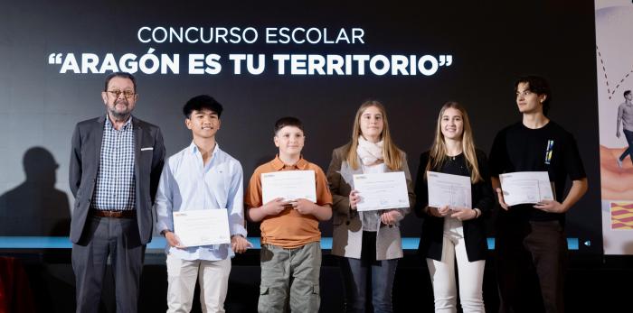 Acto de entrega del Premio IGEAR 2025 y del Concurso Escolar ‘Aragón es tu territorio’.