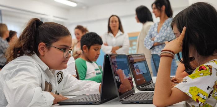 Una docena de chicos y chicas del CEIP Torre Ramona están mejorando sus habilidades digitales al amparo del proyecto CODI