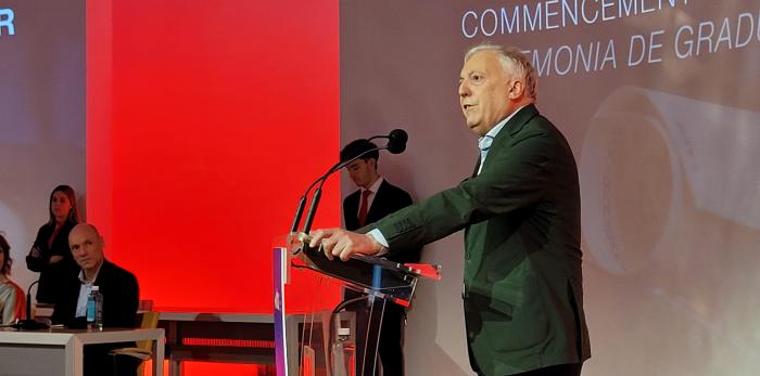 Octavio López ha participado en la entrega de diplomas y ha clausurado la ceremonia.